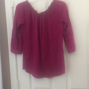 𝅺Ladies wrangler crinkle top small
